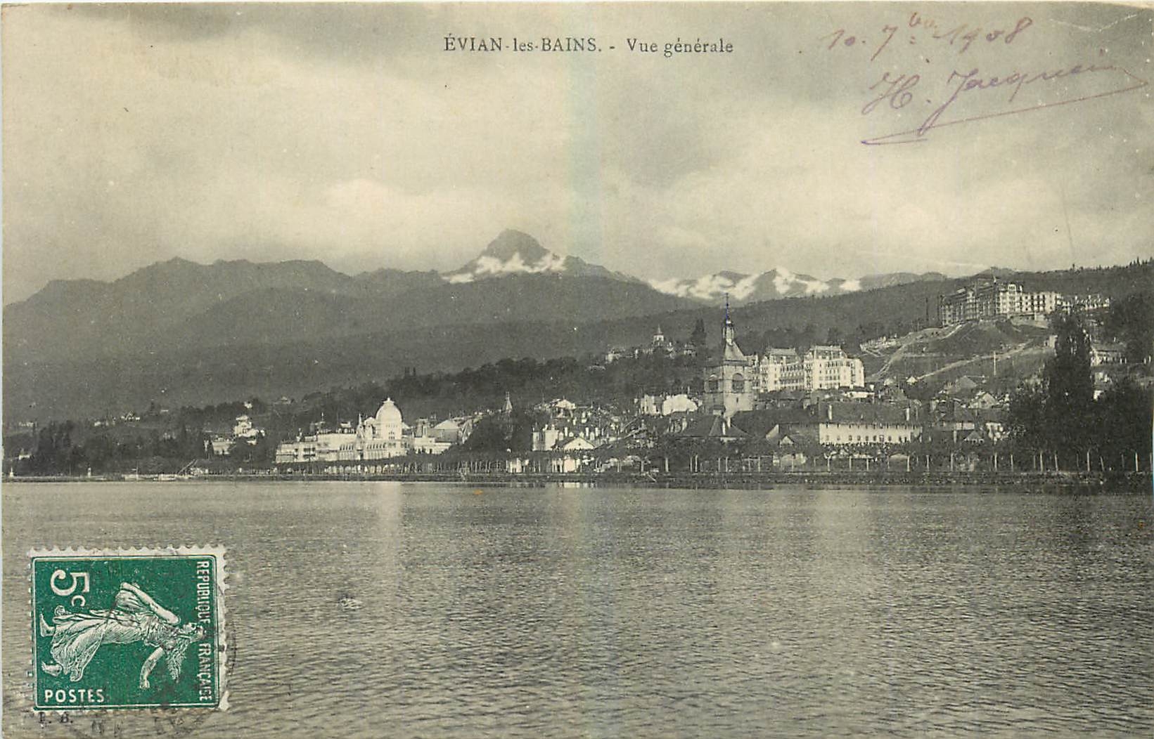 CPA Evian les Bains vue generale 