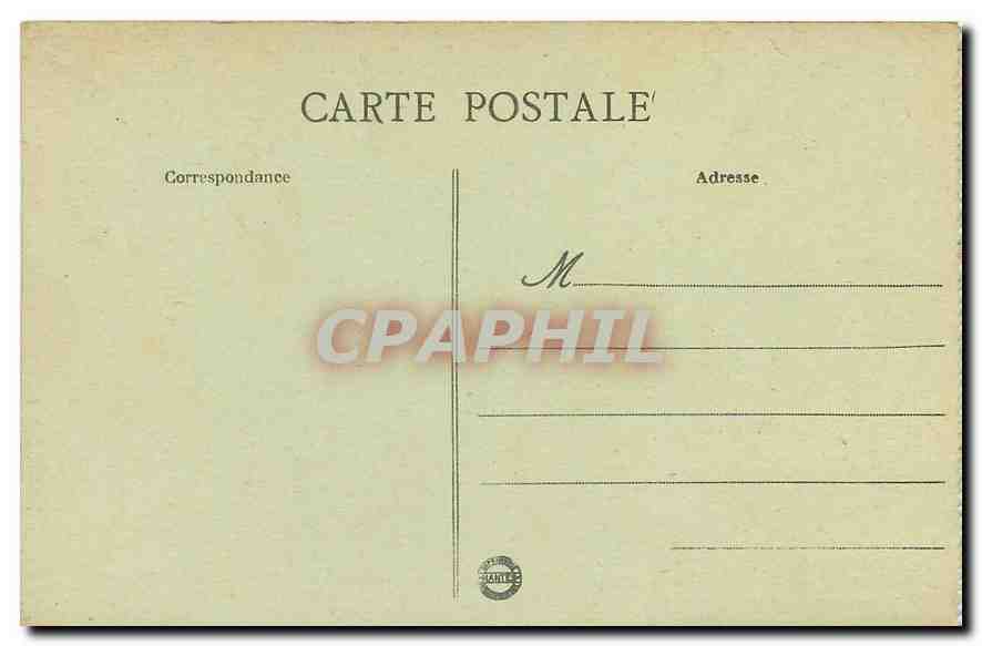 CPA La Guerre 1914 17 Soissons Interieur de la Cathedrale apres le Bombardement du 5 Fevrier  — Rückseite