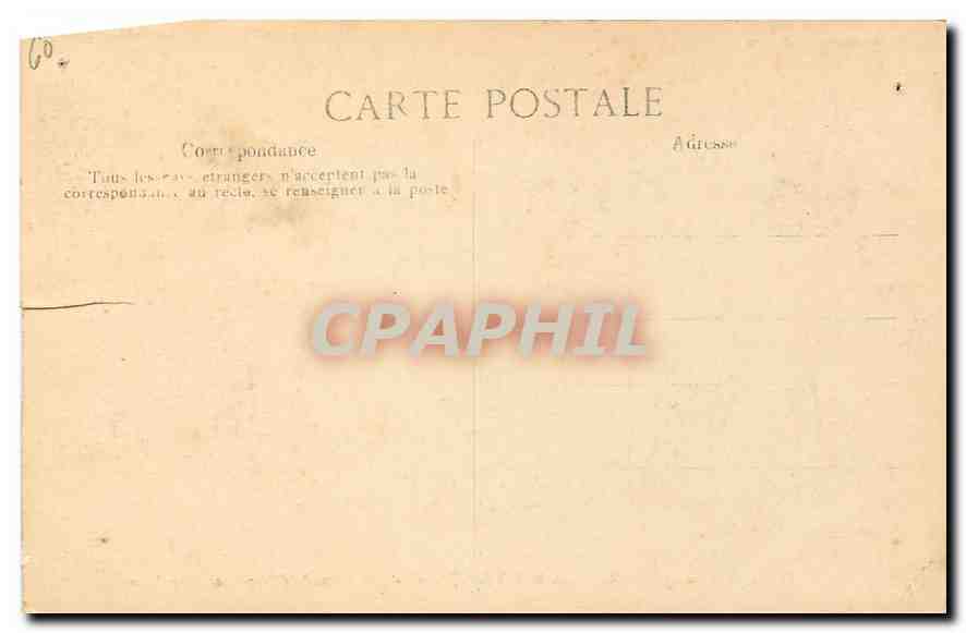 Chambre de l'Empereur Napoléon — Palais de Compiègne — Collection spéciale — Éditeur E.P.D. n°31 — Rückseite