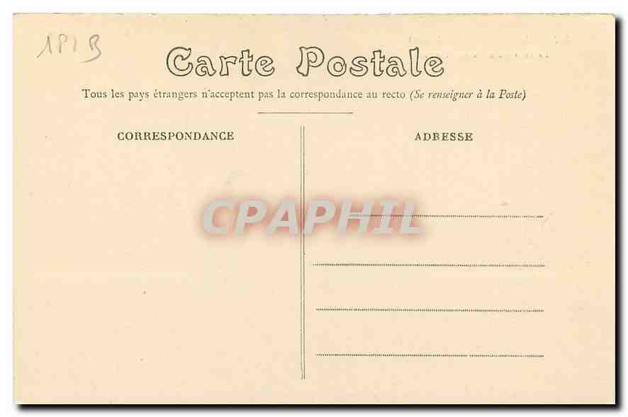 CPA Bourges Hotel Lallemant la Tourelle et Porte d'entree  — Rückseite