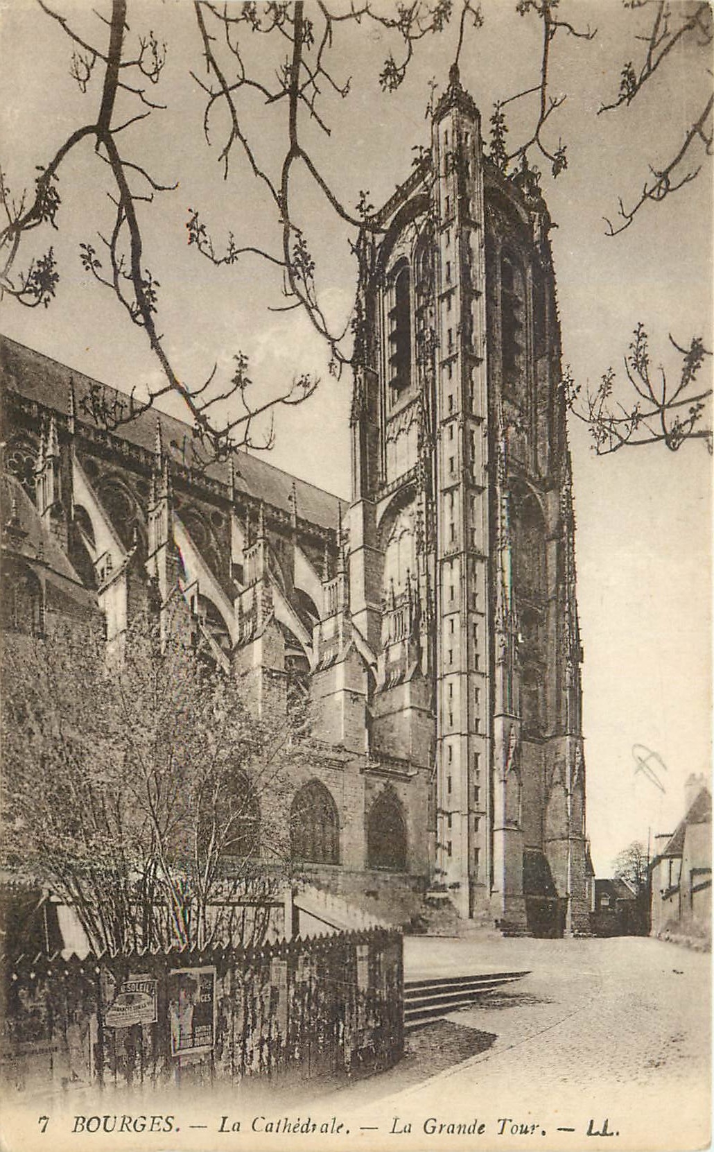 CPA Bourges la Cathedrale la Grande Tour 