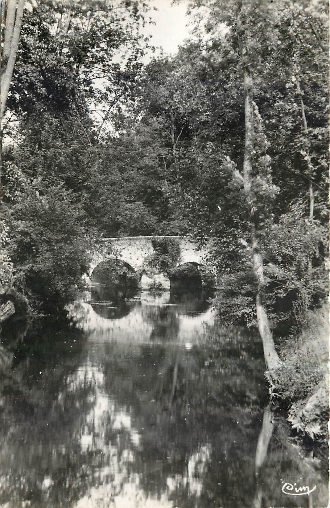CPM Brunoy S et O Bords de l'Yerres au Pont de Soulins 