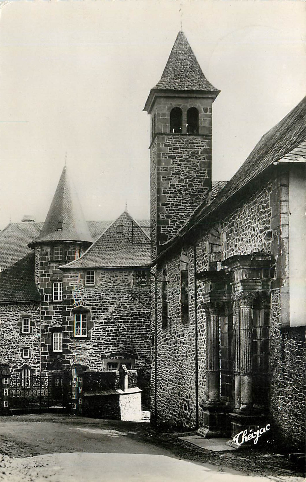 CPM Cantal Mauriac Portail du College et la Sous Prefecture 