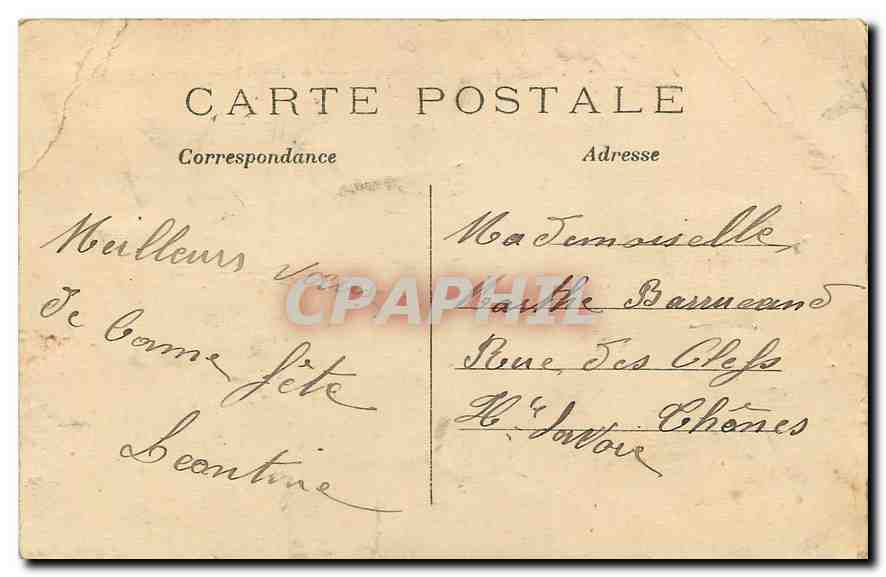 CPA Paris Cimetiere du Pere Lachaise Le Four Crematoire  — Verso