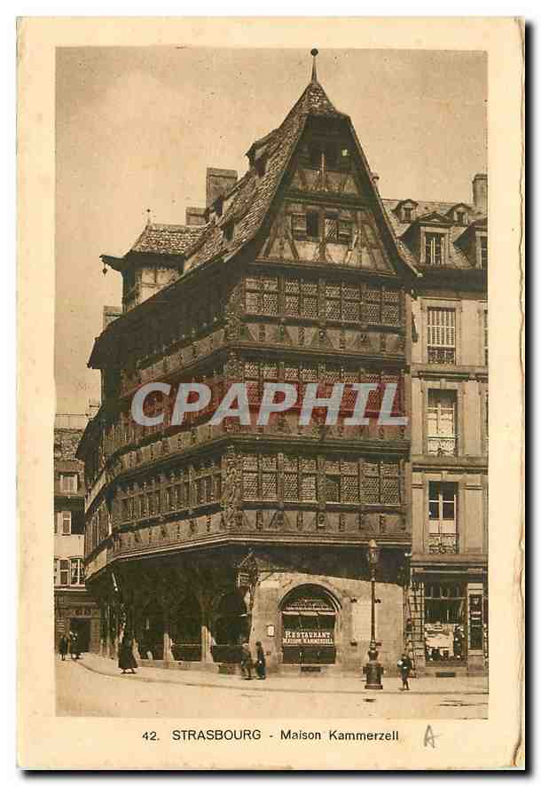 CPA Strasbourg Maison Kammerzell 