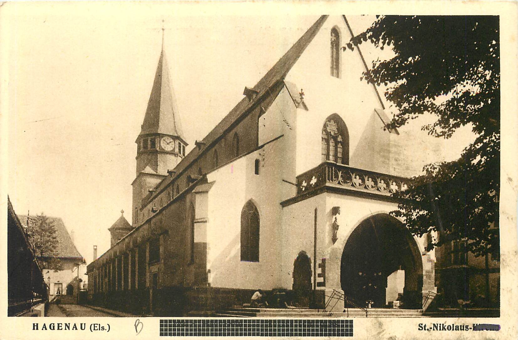 CPA Hagenau Els St Nikolaus 