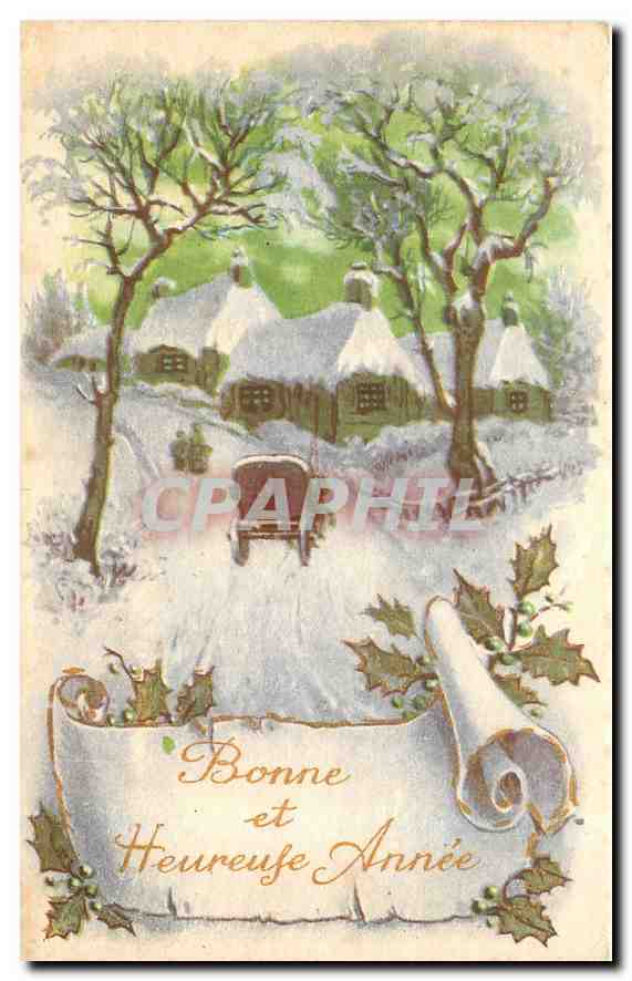 CPA Bonne et Heureuse Annee 