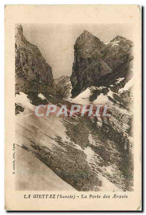CPA La Giettaz Savoie La Porte des Aravis 