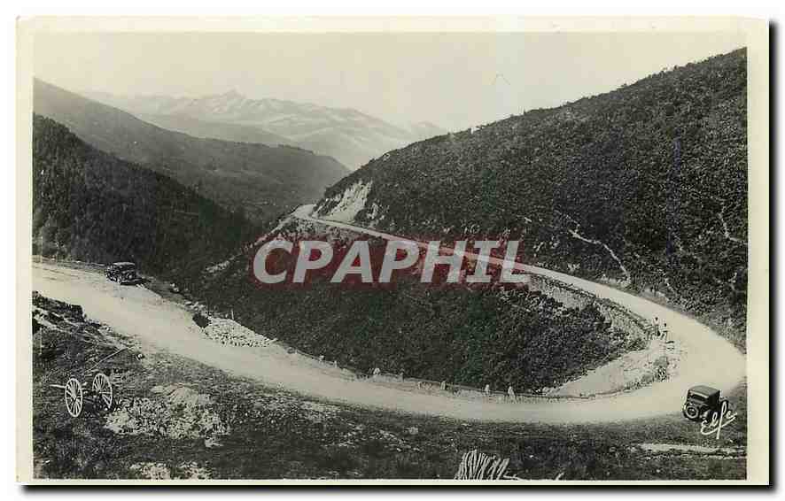 CPA Pyrenees Ocean la montee du Col de Port Route de Tarascon a Saint Girons 