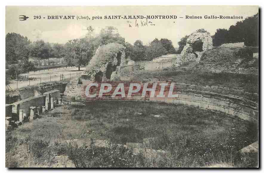 Drevant (Cher), près Saint-Amand-Montrond — Ruines Gallo-Romaines — Éditeur : CPAPHIL, n° 293