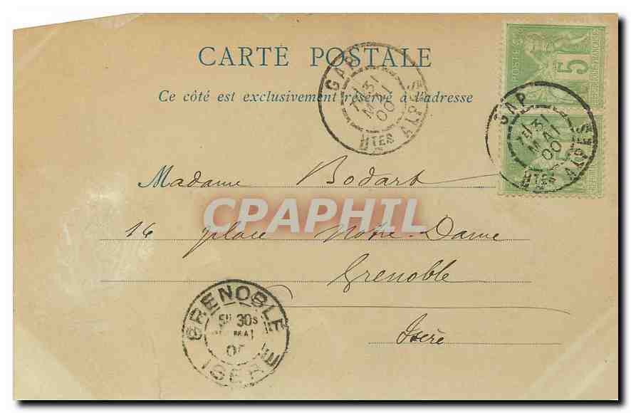 Ligne de Grenoble à Gap — Le Mont Aiguille et la Chaîne du Grand Veymont — Papeterie des Alpes, Eng. Ronzat, Grenoble — Reverso