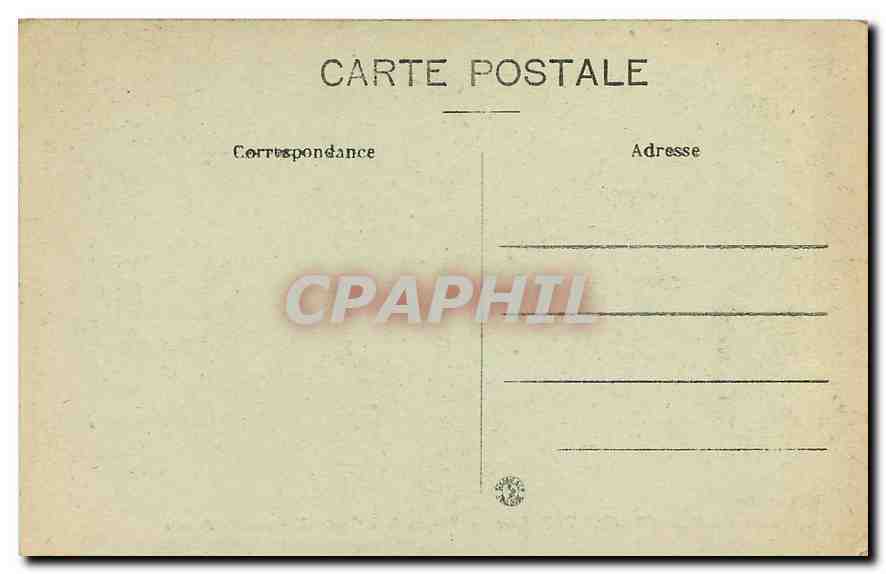 CPA Saint Bonnet le Chateau Loire Fresques de la Crypte Paradis  — Back