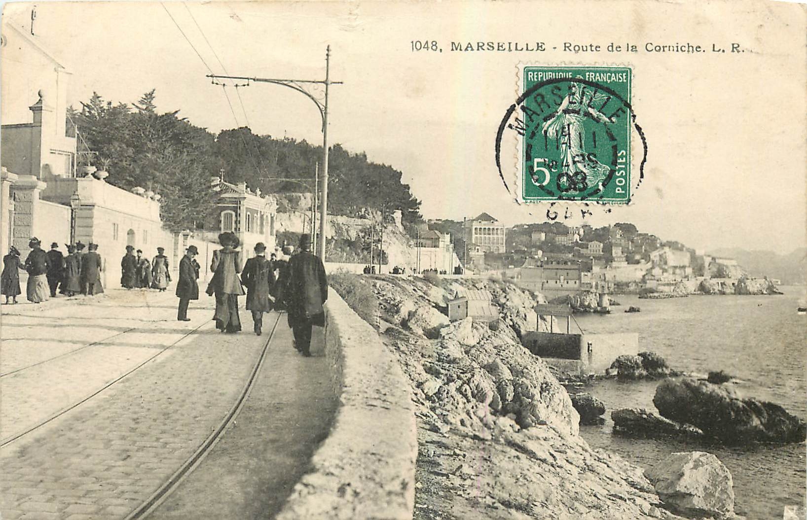 CPA Marseille Route de la Corniche 
