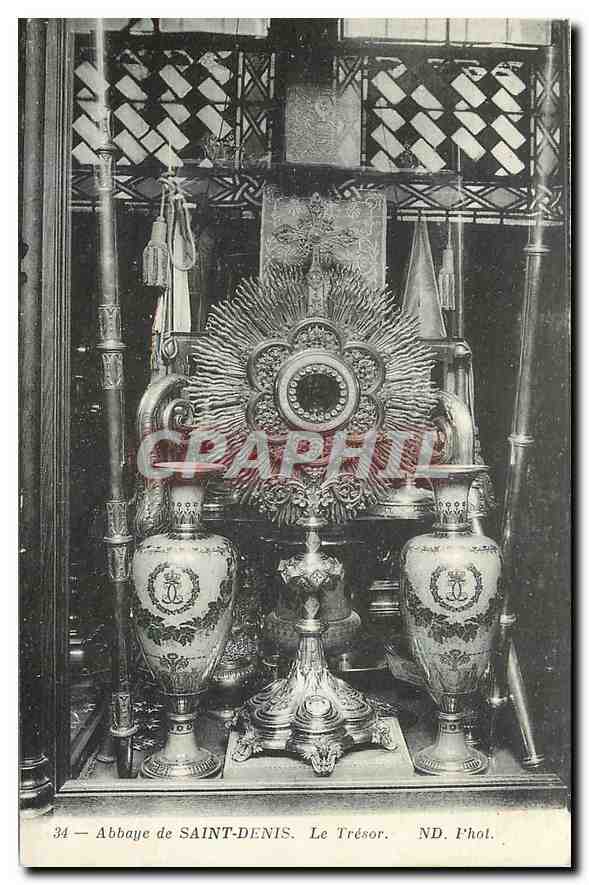 CPA Abbaye de Saint Denis Le Tresor 