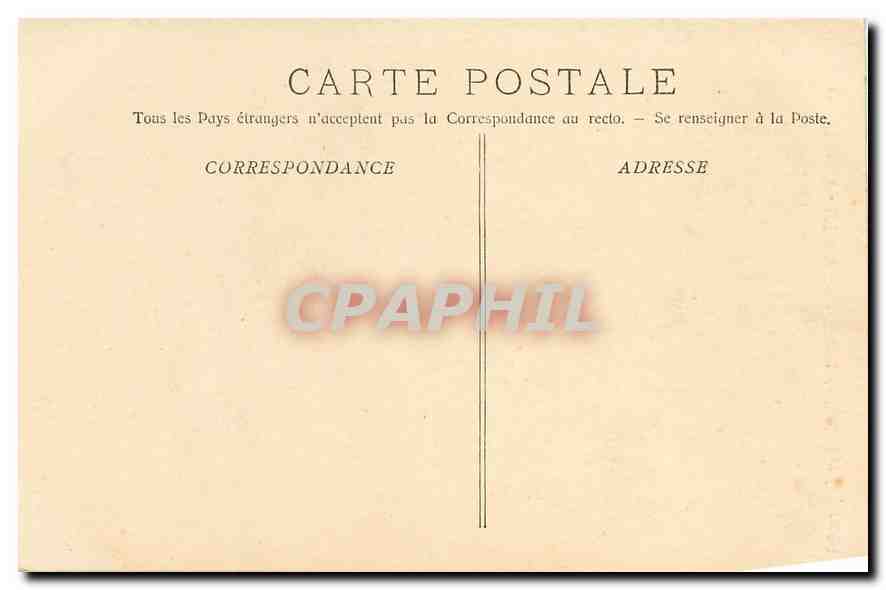 CPA Marseille L'Eglise Saint Vincent de Paul Les Reformes  — Rückseite