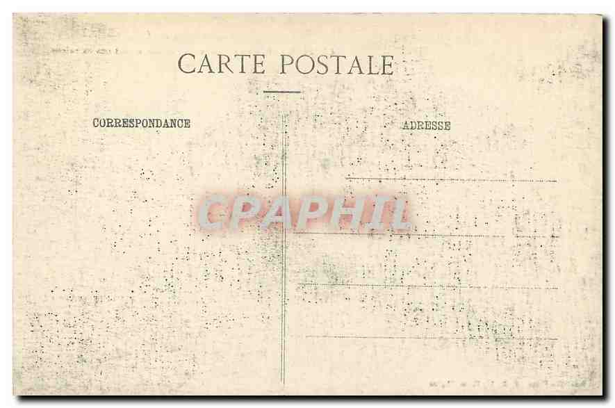 CPA Guerre 1914-1915 Gerbeviller La Chapelle du Chateau et Maisons en ruines  — Rückseite