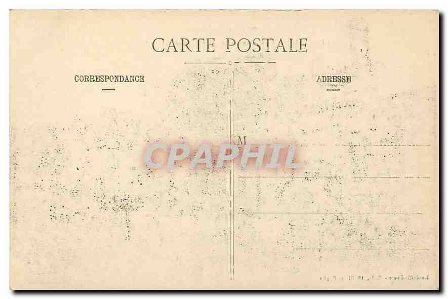 CPA Guerre 1914-1915 Gerbeviller Vue d'ensemble apres le bombardement  — Rückseite
