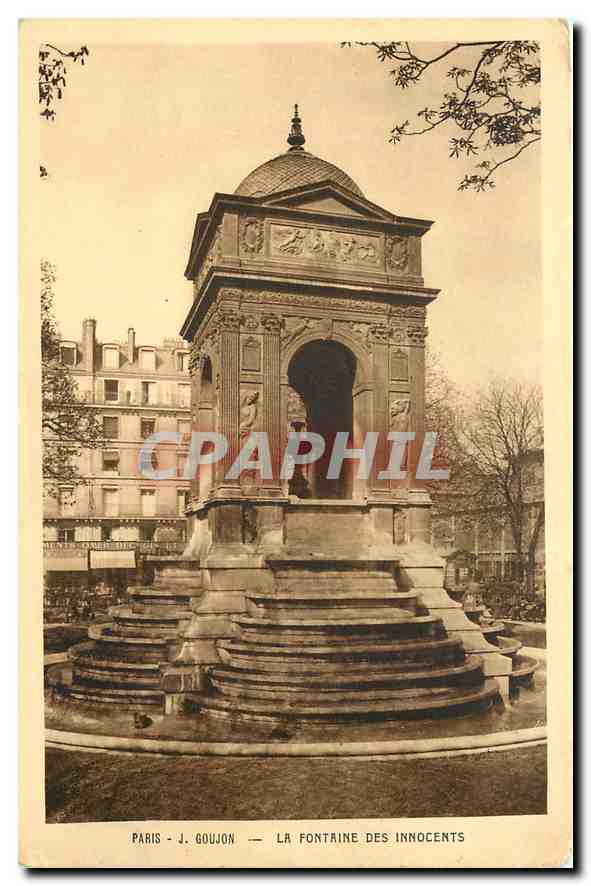CPA Paris J Goujon La Fontaine des Innocents 