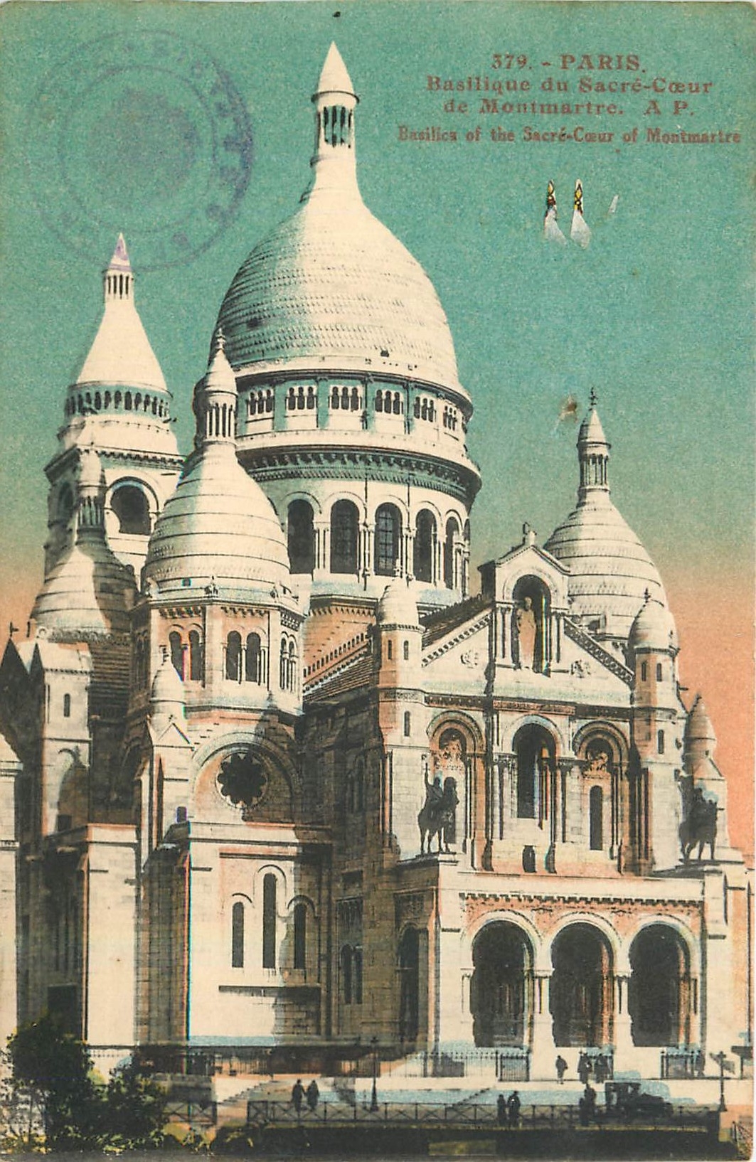 CPA Paris Basilique du Sacre coeur de Montmartre 