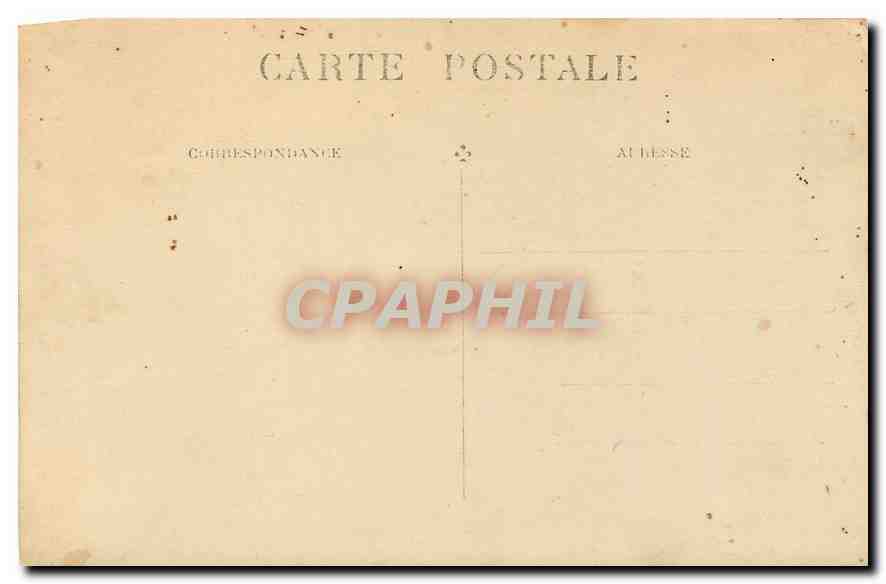 CARTE PHOTO Enfant Communiante — Verso