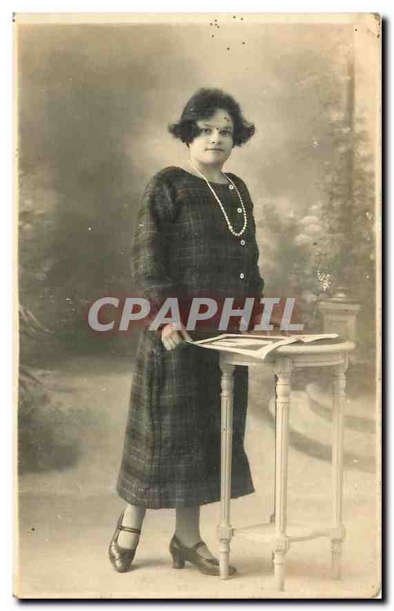 CARTE PHOTO Femme