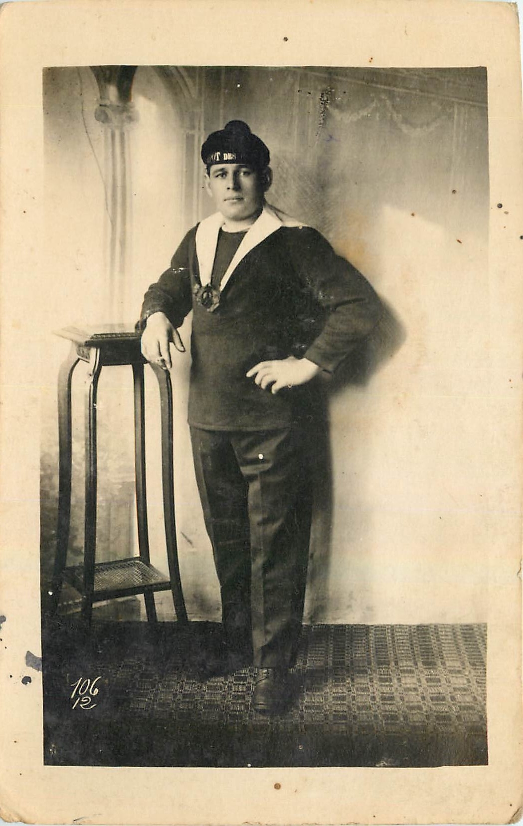 CARTE PHOTO Homme Marin