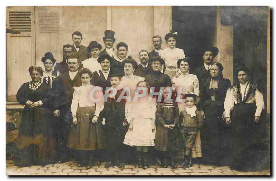 CARTE PHOTO Personnages