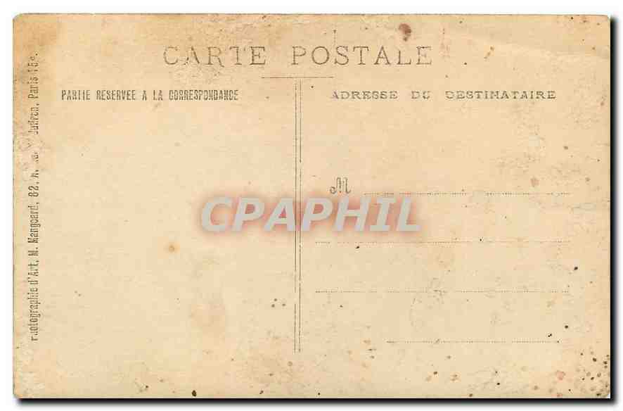 CARTE PHOTO Femme — Rückseite