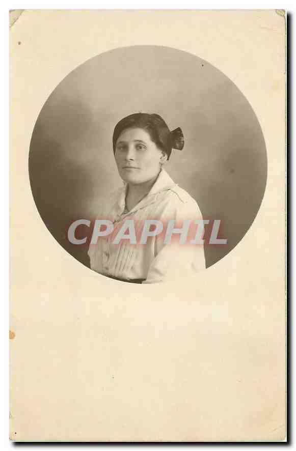 CARTE PHOTO Femme