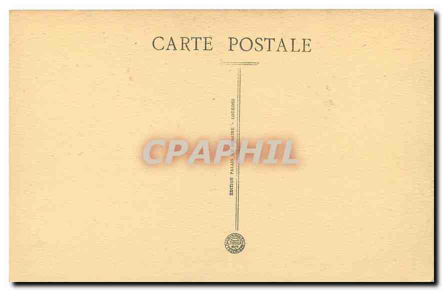 CPA Lourdes Les Piscines  — Verso
