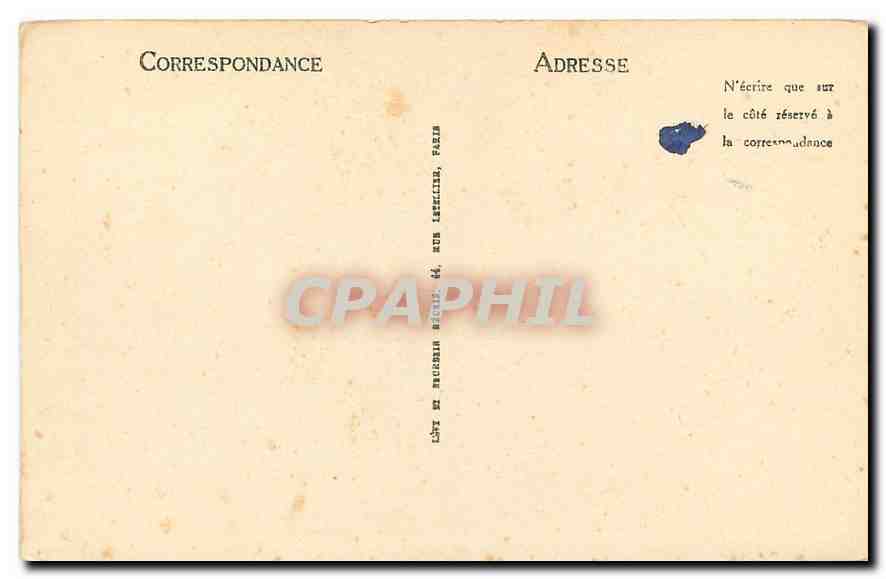 CPA Lourdes Le Calvaire Breton et la Basilique  — Verso