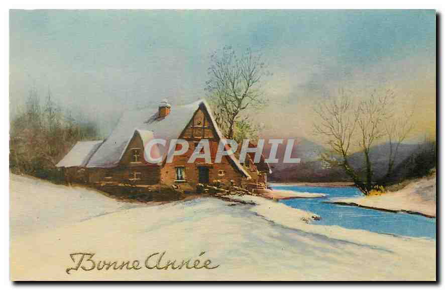 CPA Bonne annee
