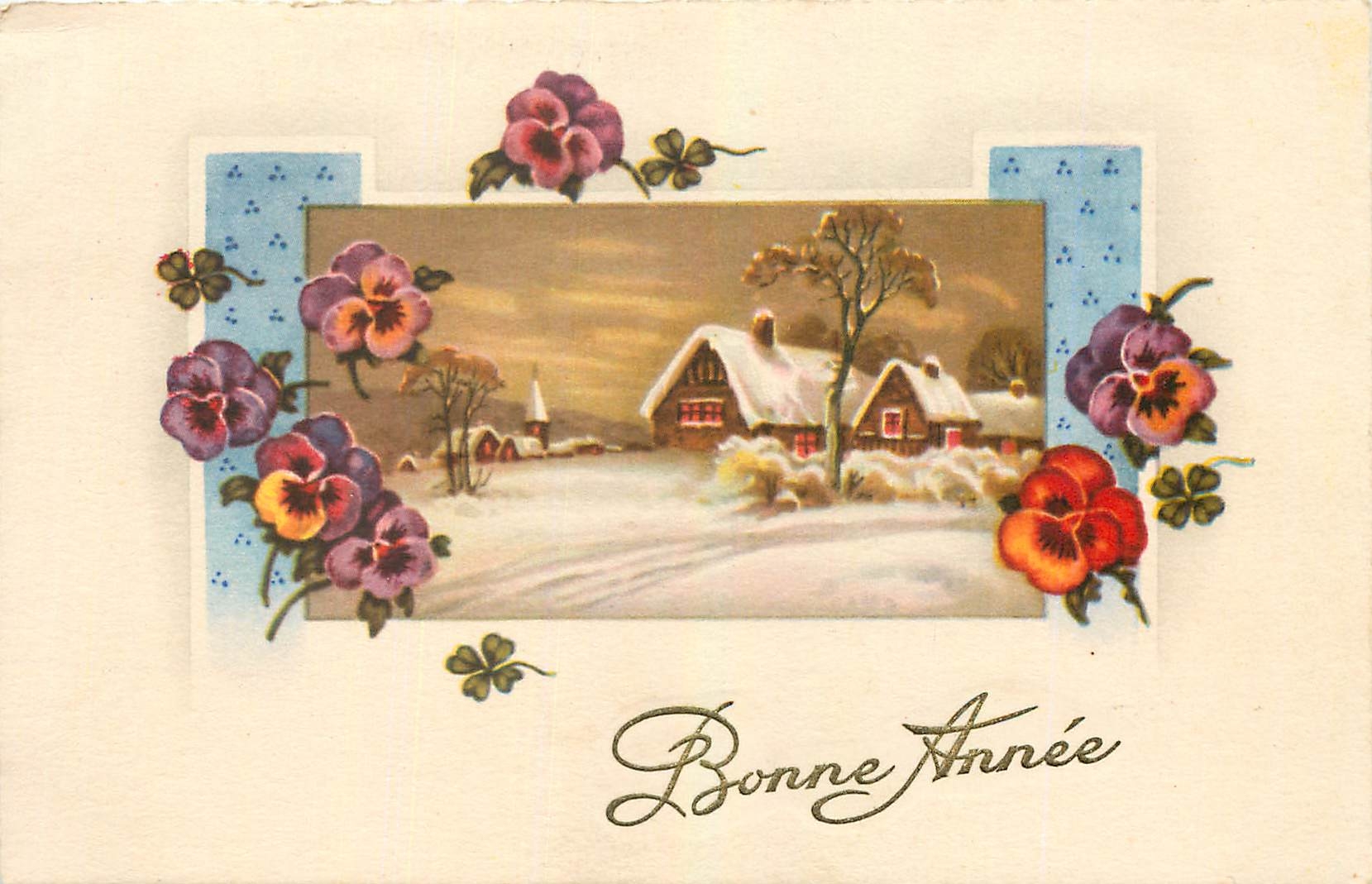 CPA Bonne annee