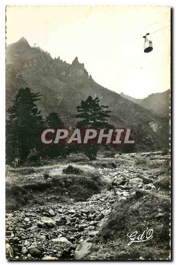 CPA l'Auvergne Le Mont Dore Sancy Teleferique du Sancy 