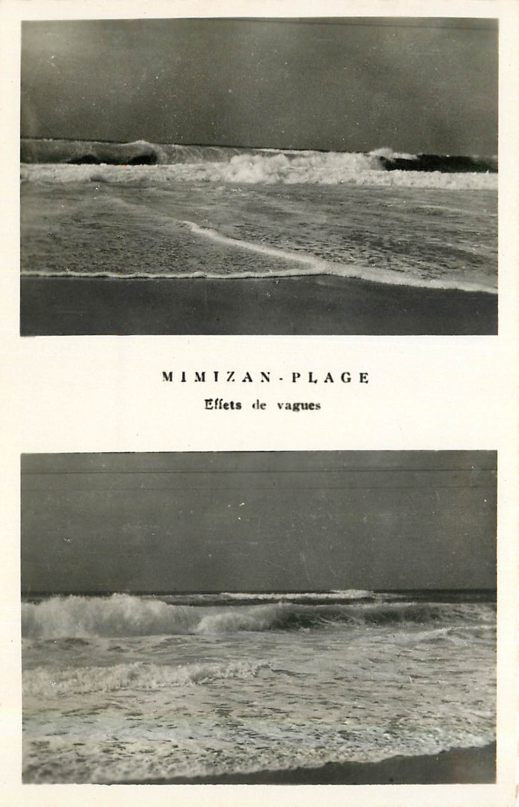 CPM Mimizan Plage Effets de nuage