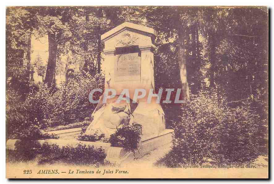 CPA Amiens Le Tombeau de Jules Verne 