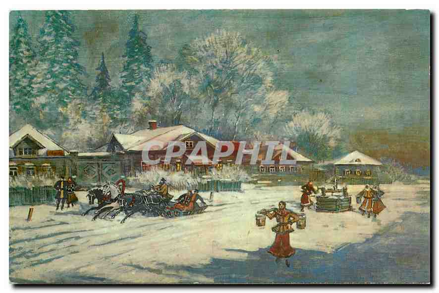CPM Constentin Korovine Hiver Russe Russie Russia