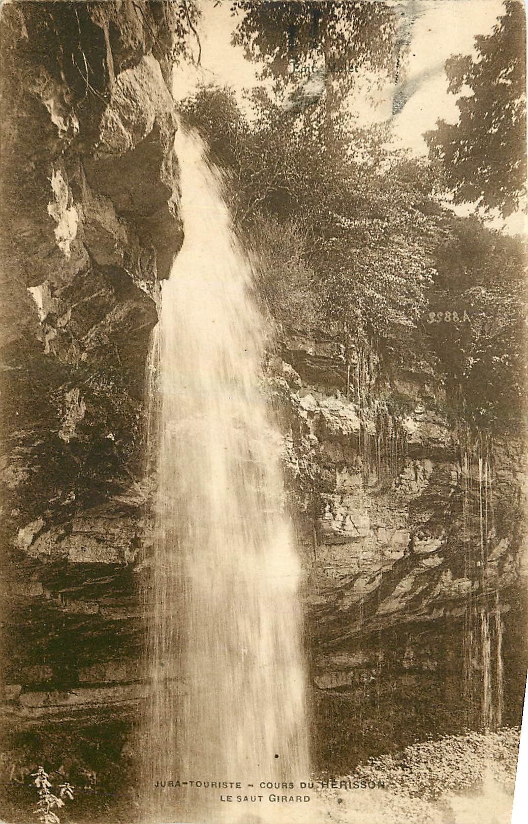 CPA Jura Touriste Le Saut Girard Cours du Herisson