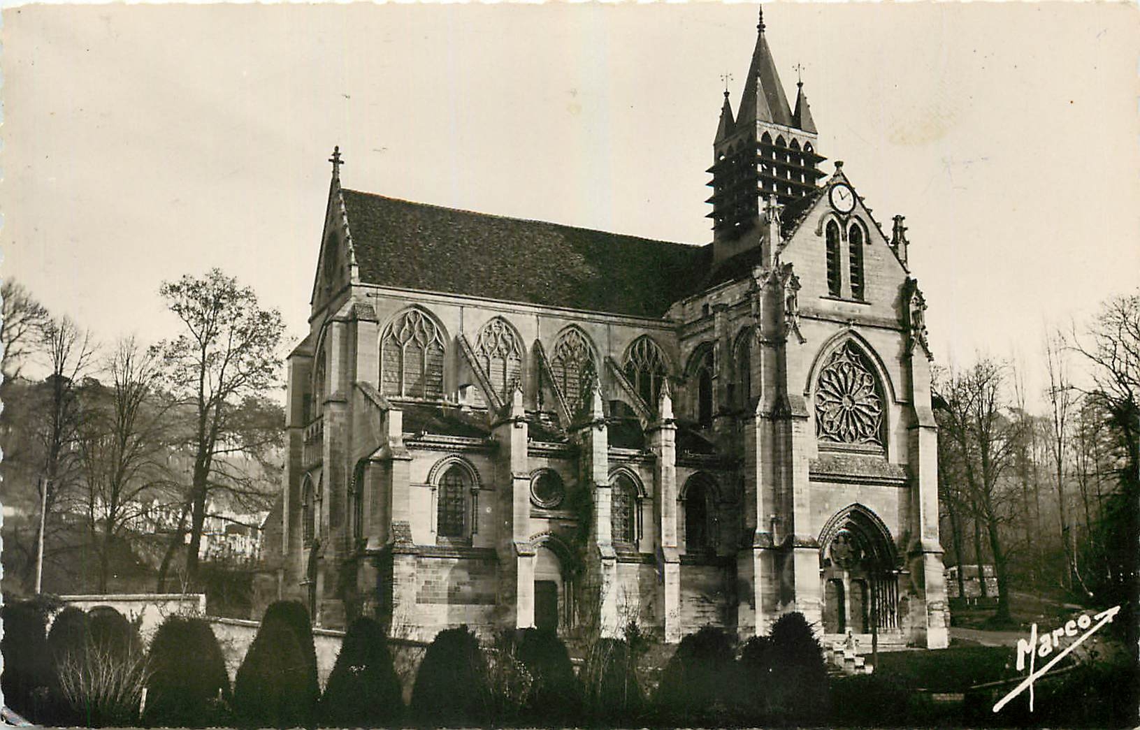 CPM Taverny S et O Eglise N D de Taverny Monument Historique 