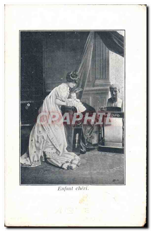 CPA Fantaisie Femme Enfant cheri