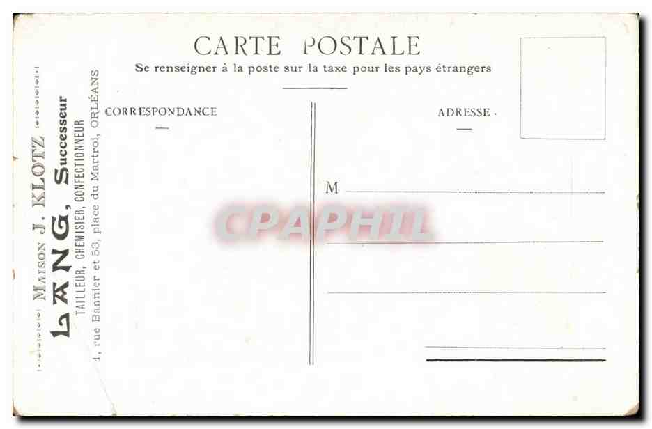 CPA Fantaisie Enfant Dans les roseaux — Rückseite
