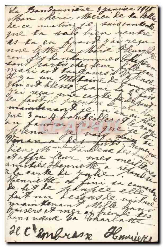 CPA Fantaisie Enfant et chien — Verso