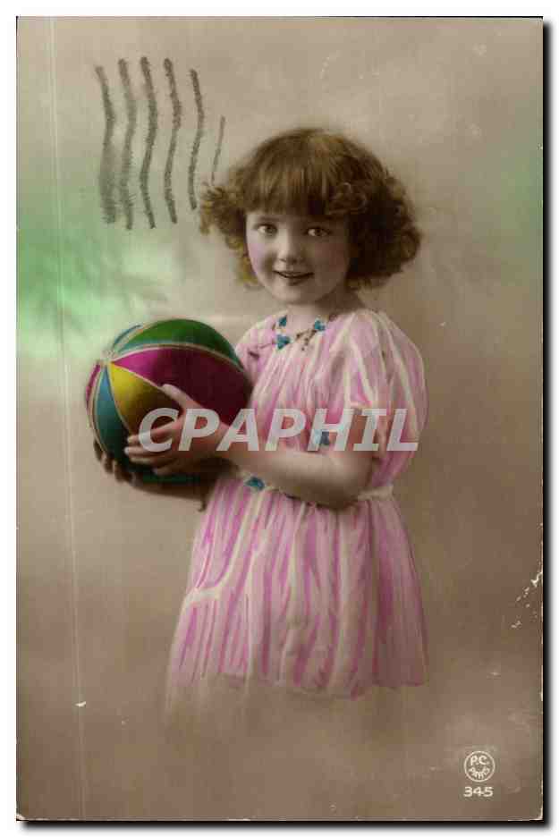 CPA Fantaisie Enfant et ballon