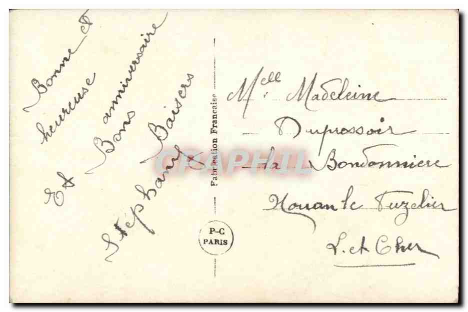 CPA Fantaisie Enfant et ballon — Rückseite