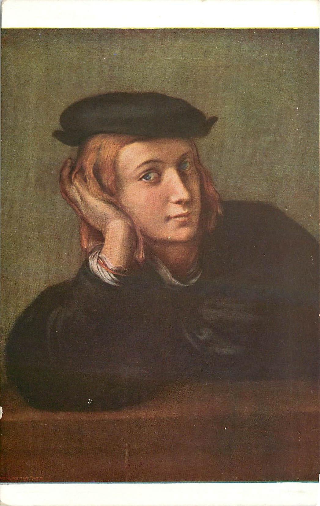 CPA Raffaello Santi Portrait de Jeune homme