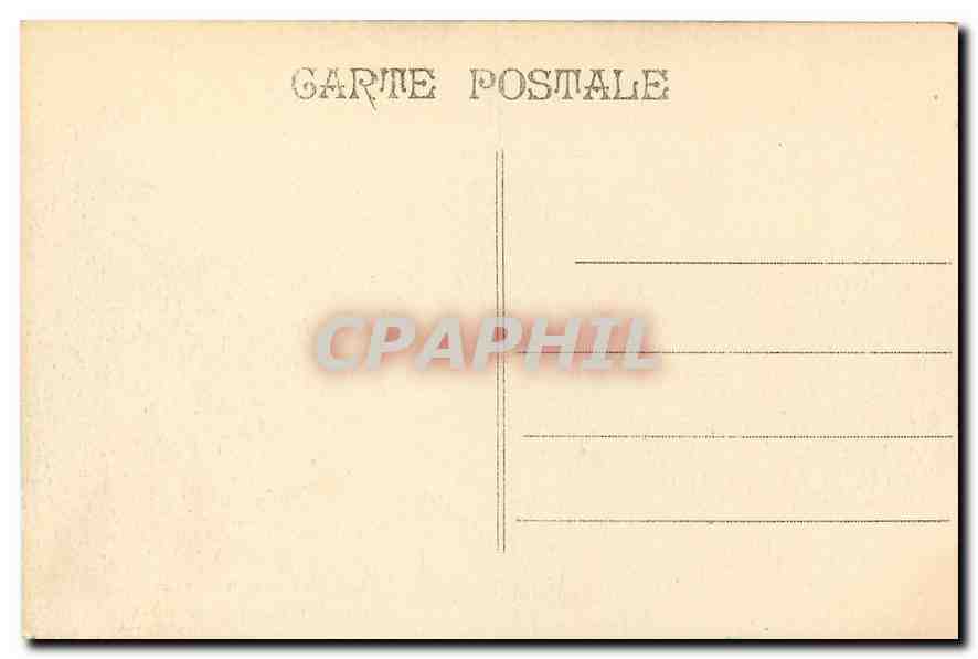 CPA Marseille Exposition Coloniale Palais de l'Algerie Cour Interieure — Rückseite