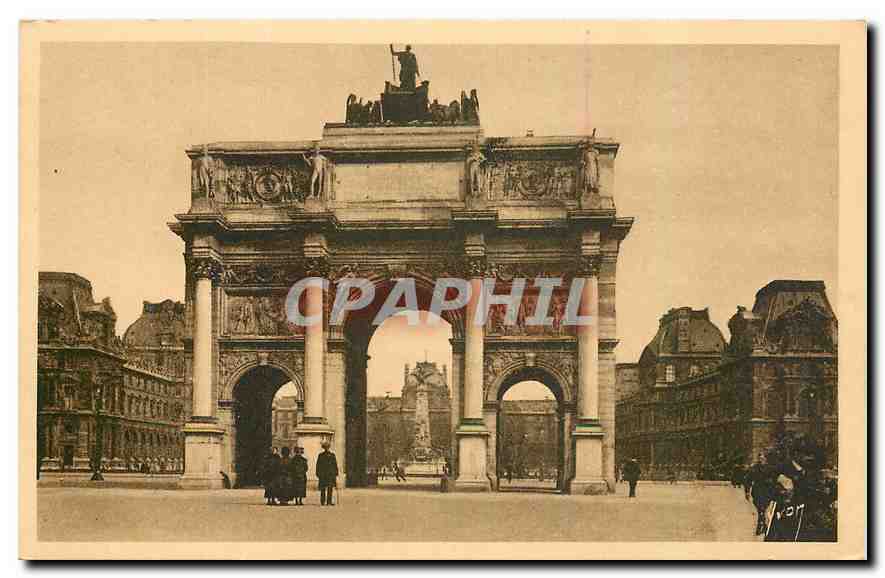 CPA Paris L'Arc de Triomphe du Carrousel 