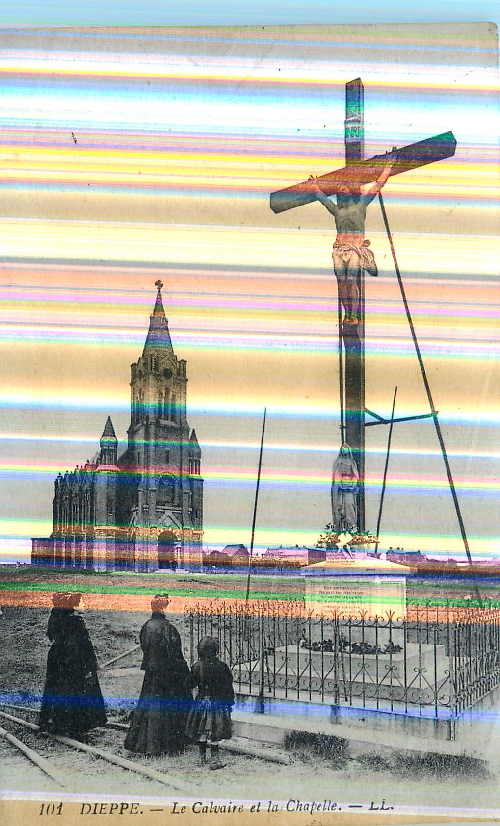 CPA Dieppe Le Calvaire et la Chapelle 