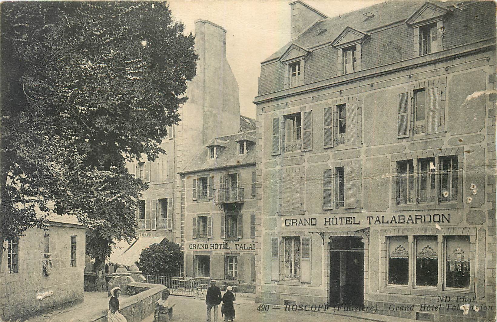 CPA Roscoff Finistere Grand Hotel Talabardon