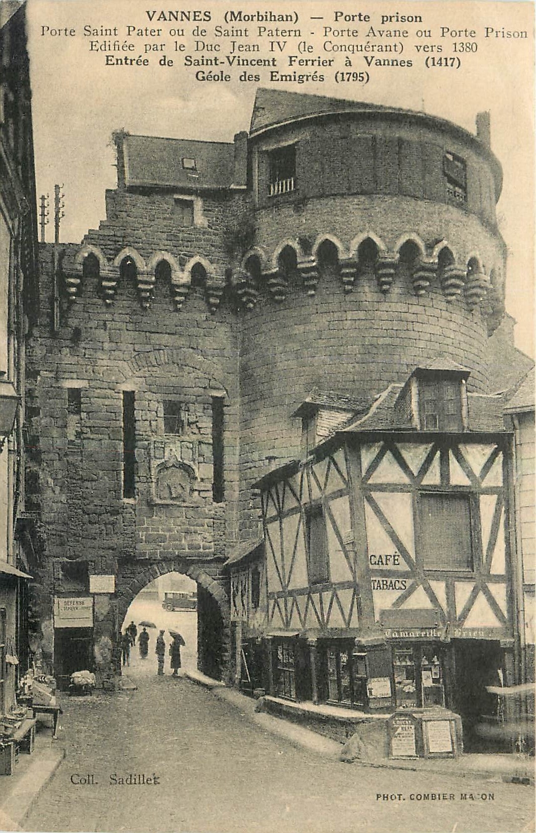 CPA Vannes Morbihan Porte prison Porte Saint Pater ou de Saint Patern 